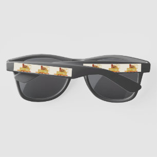 SlipperyJoe's warm festive Thanksgiving vibe rusti Sunglasses
