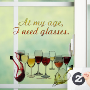 SlipperyJoe's wine drinkware cheeky pun red white