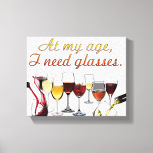 SlipperyJoe's wine drinkware cheeky pun red white Canvas Print
