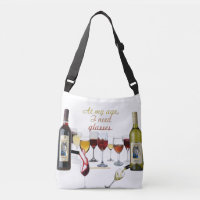 SlipperyJoe's wine drinkware cheeky pun red white