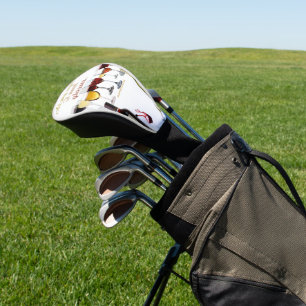 SlipperyJoe's wine drinkware cheeky pun red white  Golf Head Cover