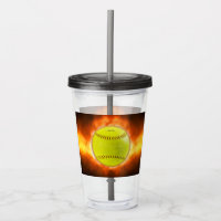 SlipperyJoe's yellow softball fireball flames rasp