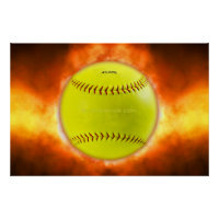 SlipperyJoe's yellow softball fireball flames rasp