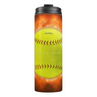 SlipperyJoe's yellow softball fireball flames rasp