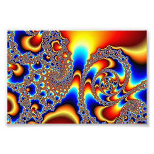 Slipping Through - Fractal Art Photo Print