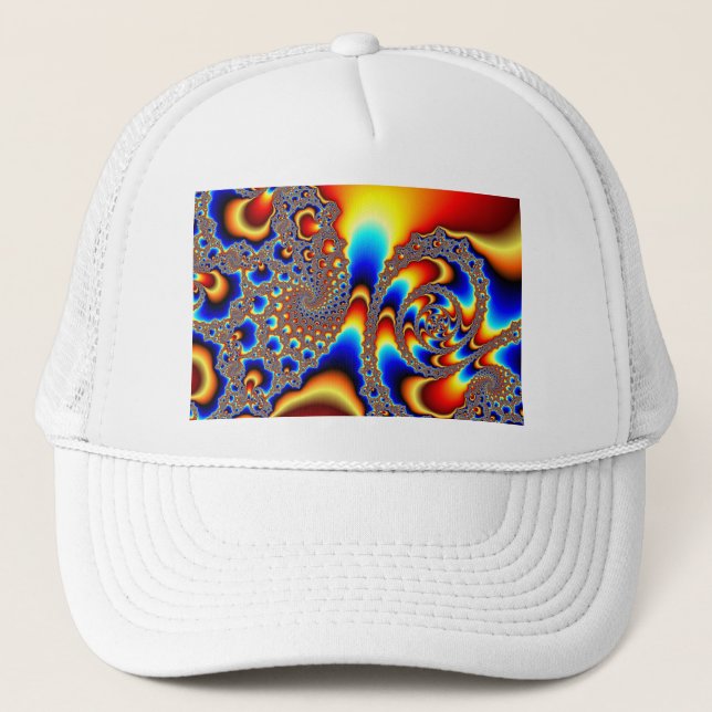 Slipping Through - Fractal Art Trucker Hat (Front)