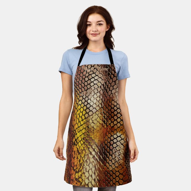 Slithering Chic Apron (Worn)