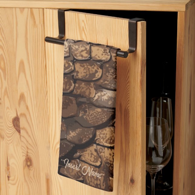 Slithering Chic Tea Towel (Thirds Fold)