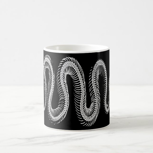Slithering Snake Skeleton Coffee Mug (Center)