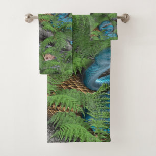 Slithery, sneaky Snakes Bath Towel Set