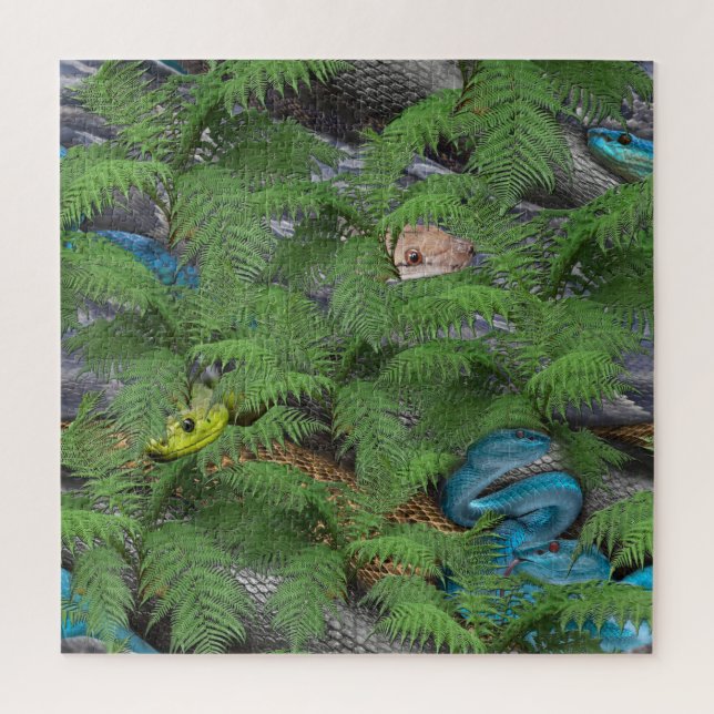 Slithery, sneaky Snakes Jigsaw Puzzle (Vertical)