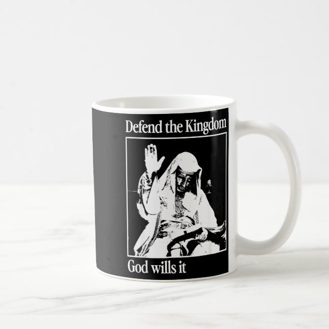 Sliver Mask King Baldwin Iv Meme The Leper King Wa Coffee Mug (Right)