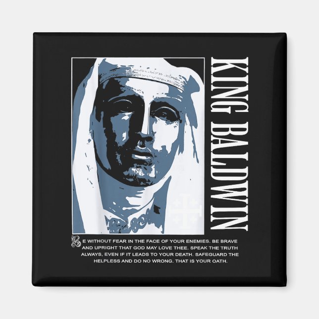 Sliver Mask King Baldwin Iv Meme The Leper King Wa Magnet (Front)