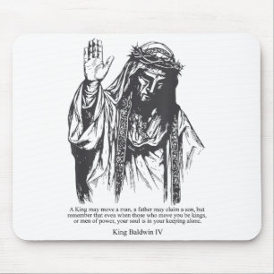 Sliver Mask King Baldwin Iv Meme The Leper King Wa Mouse Pad