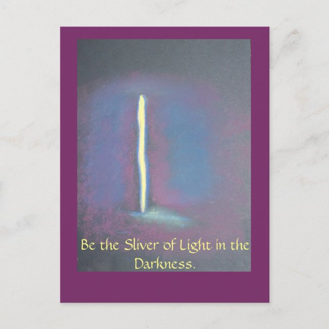 Sliver of Light postcard (Front)