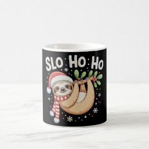 Slo Ho Ho Merry Slothmas Sloth Christmas Xmas Coffee Mug