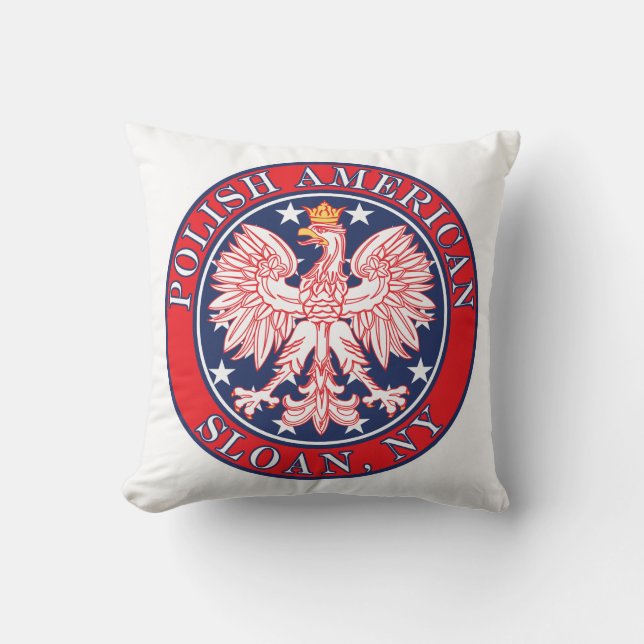 Sloan New York Eagle Cushion (Front)