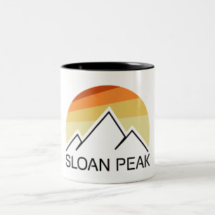 Sloan Peak Washington Retro Two-Tone Coffee Mug