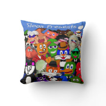 Sloan Presents Throw Pillow