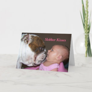 Slobber kisses Valentines Day card Help Rescue