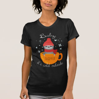 Sloffee Faultier in a cup of coffee T-Shirt