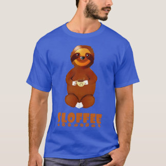 Sloffee Pun Sloth With Coffee Gift T-Shirt