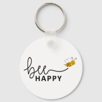 Slogan bee happy, maak je geen zorgen. Wees blij.
