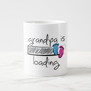 Slogan grandpa is loading. Get Grandpa. Large Coffee Mug