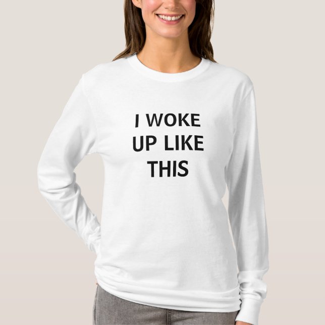 Slogan Pajama T-Shirt (Front)