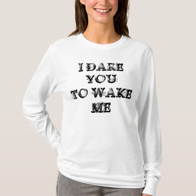Slogan Pajama T-Shirt (Front)