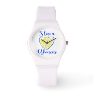 Slogan Slava Ukraini Glory to Ukraine heart   Watch