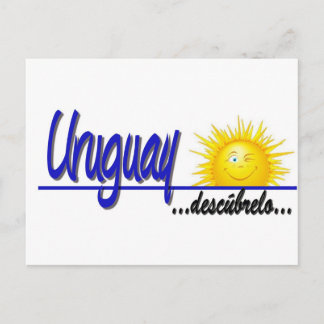slogan Uruguay sol Postcard