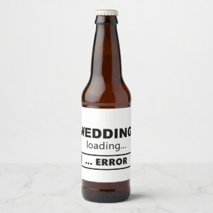 Slogan wedding is loading, error. Free Beer Bottle Label