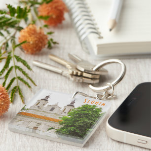Slonim Belarus Architecture City Cathedral Key Ring