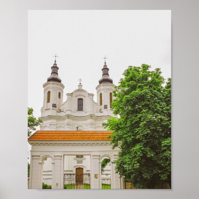 Slonim Belarus Architecture City Cathedral Poster (Front)