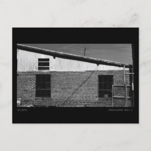 Slope Urban Industrial Digital Fine Art Landscape Postcard