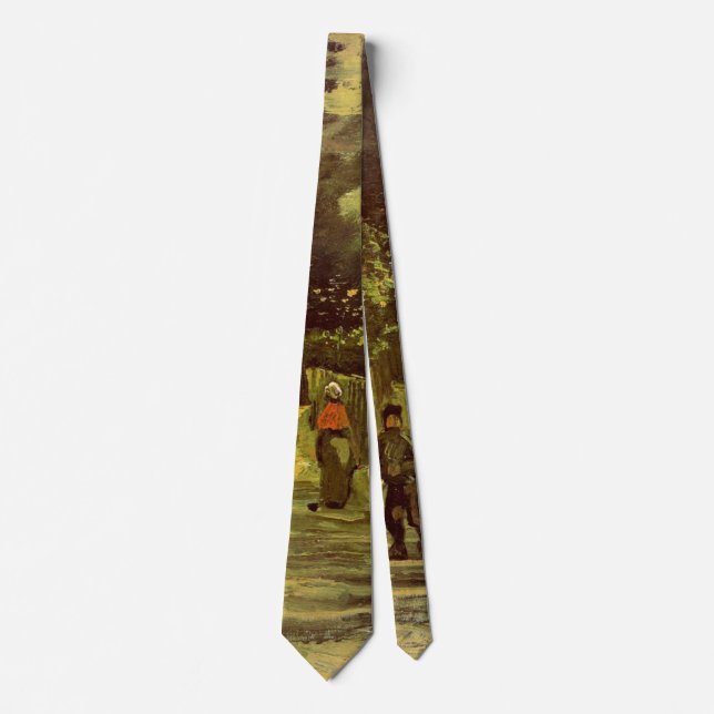 Sloping Path in Montmartre by Vincent van Gogh Tie (Front)