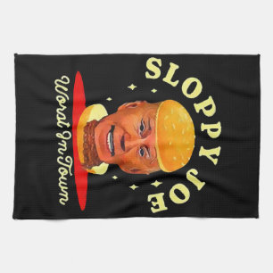 Sloppy Joe Biden Anti President Tea Towel