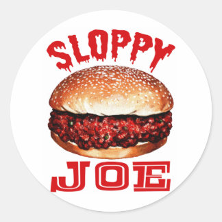 Sloppy Joe Classic Round Sticker