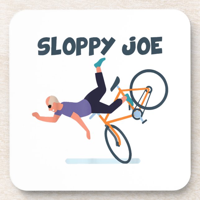 Sloppy Joe Funny Biden Shirt Sloppy Joe Biden Funn Coaster (Front)