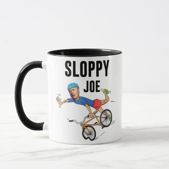 Sloppy Joe Tee Running The Country Is Like Riding  Mug (Left)