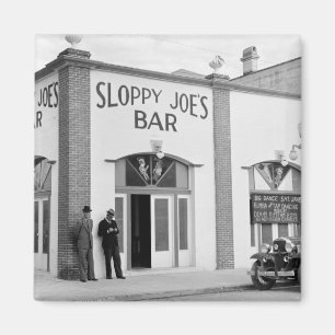 Sloppy Joe's Bar, Key West, 1930s Magnet