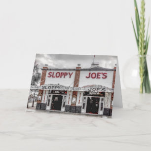 Sloppy Joe's Key West Greeting Card