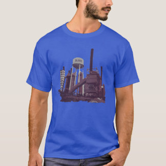 Sloss Furnace Birmingham Alabama Magic City Oversi T-Shirt