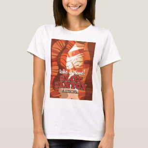 Slot Canyon Arizona travel poster T-Shirt