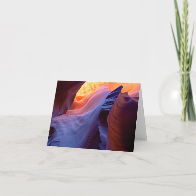 Slot Canyon Scenic Note Card (Front)