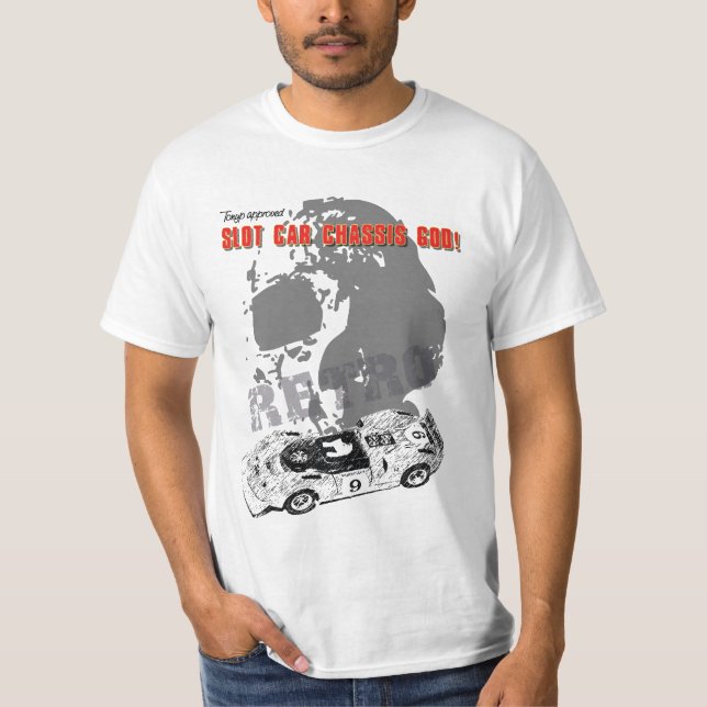 Slot car Zombie Retro Shirt (Front)