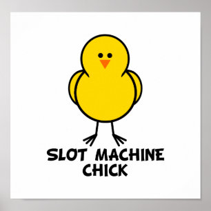 Slot Machine Chick Poster