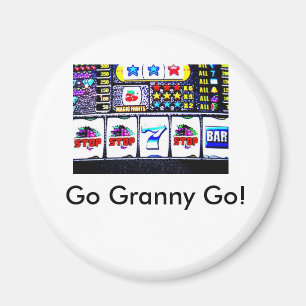 Slot machine, Go Granny Go! Magnet