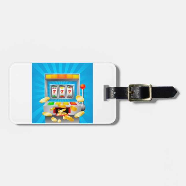Slot Machine Luggage Tag (Front Horizontal)